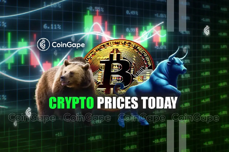 Crypto Prices Today June 21: Bitcoin Wanes To $64K, LayerZero Dips 14%, But Core Rallies 11%